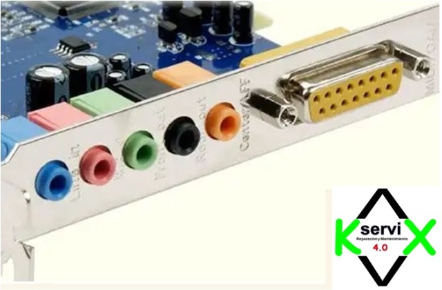 Para qué sirven los conectores de las tarjetas de sonido del PC